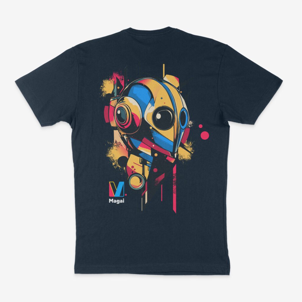Back of Magai shirt