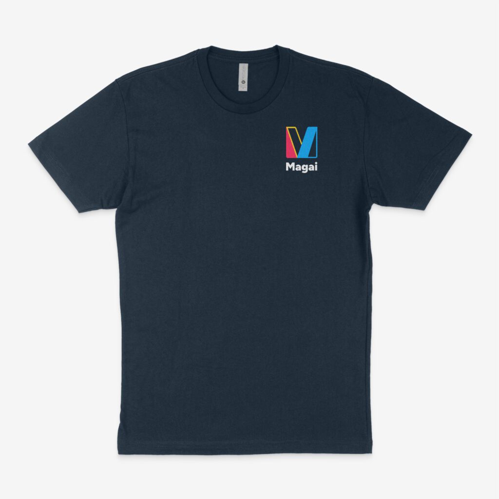 Front of Magai shirt